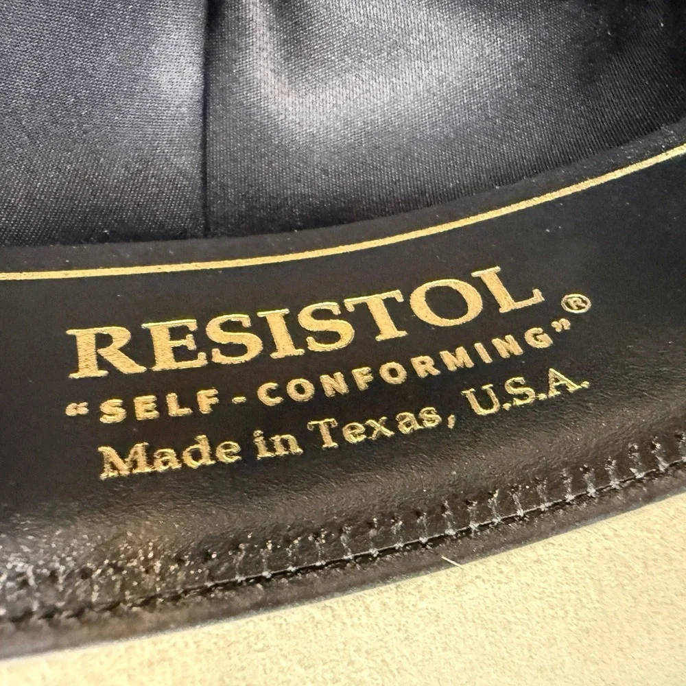 Resistol Duke Cowboy Hat Mens 7 1/8 Silverbelly Good 6X Fur Felt John Wayne